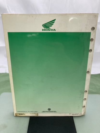 Honda 61MN112 XR600R Service Manual '88-'00 Genuine