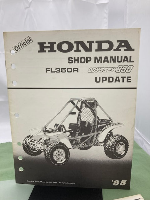Honda 61VM000 FL350R Odyssey 350 Shop Manual '85 Genuine