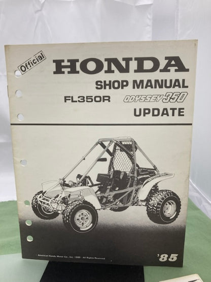 Honda 61VM000 FL350R Odyssey 350 Shop Manual '85 Genuine