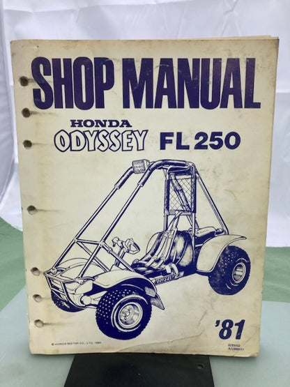 Honda 6295002 FL250 Odyssey 250 Shop Manual '81 Genuine