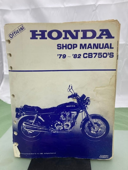 Honda 6142506Y CB750'S Shop Manual '79-'82 Genuine