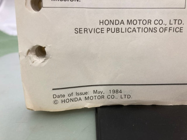 Honda 61MB300 V65 Sabre-VF1100S Shop Manual '84 Genuine