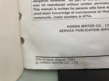 Honda 61KV603 XR250L Manual '91-95 Genuine