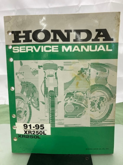 Honda 61KV603 XR250L Manual '91-95 Genuine