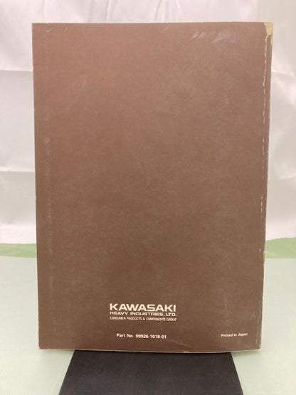 Kawasaki 99926-1018-01 Service Specifications Handbook '90-'91 Model Genuine