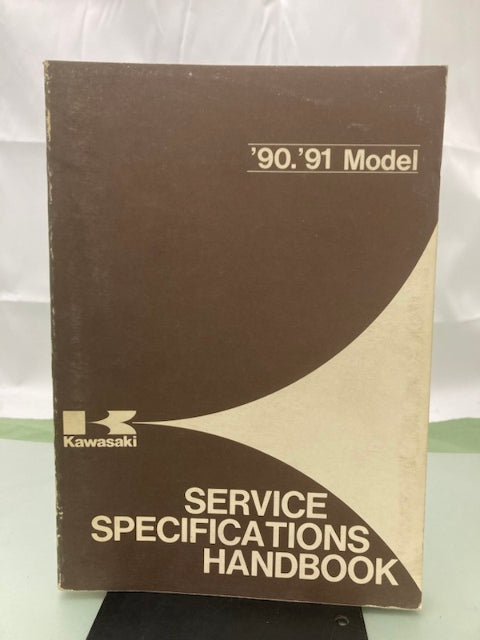 Kawasaki 99926-1018-01 Service Specifications Handbook '90-'91 Model Genuine