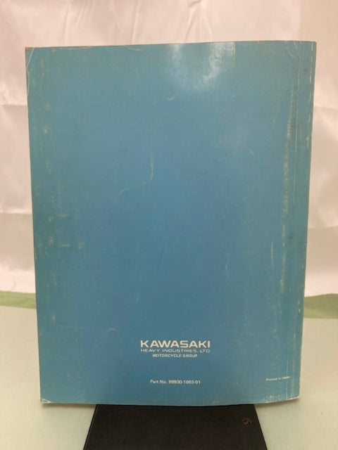 Kawasaki 99930-1003-01 Model Recognition Manual 82-'85 Model Genuine