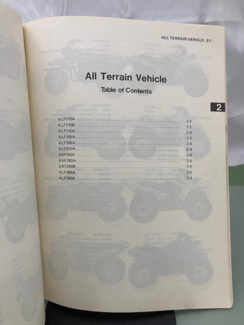 Kawasaki 99930-1004-01 Model Recognition Manual '86-'88 Model Genuine