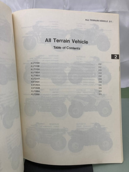Kawasaki 99930-1004-01 Model Recognition Manual '86-'88 Model Genuine