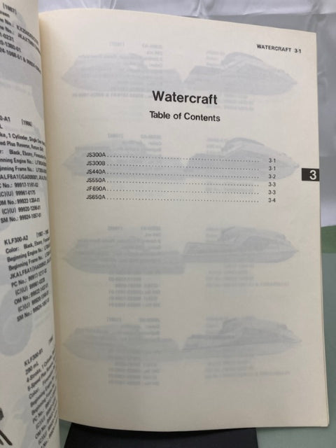 Kawasaki 99930-1004-01 Model Recognition Manual '86-'88 Model Genuine