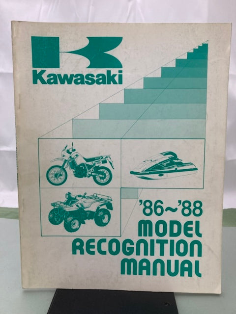 Kawasaki 99930-1004-01 Model Recognition Manual '86-'88 Model Genuine