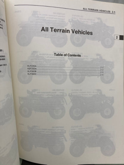 Kawasaki 99930-1005-01 Model Recognition Manual '89-'91 Genuine