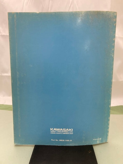 Kawasaki 99930-1005-01 Model Recognition Manual '89-'91 Genuine