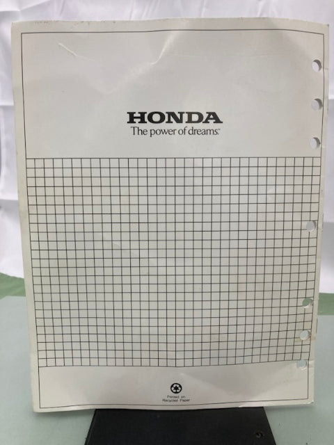 Honda 61ZV300V BF40A- BF50A Marine Shop Manual Supplement 2002 Genuine