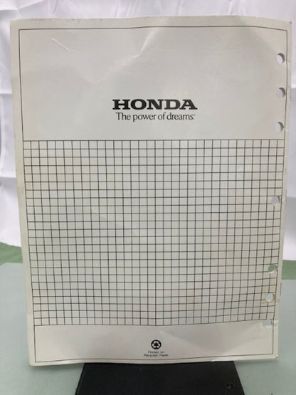 Honda 61ZV300V BF40A- BF50A Marine Shop Manual Supplement 2002 Genuine