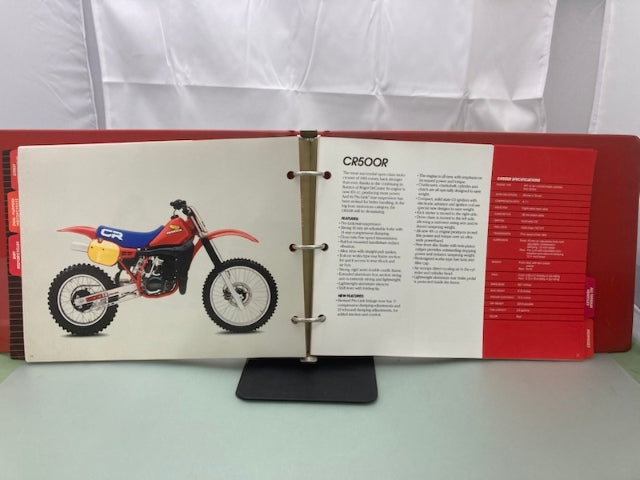 Honda Redbook Motorcycle & ATV Dealer Model Guide w/ Spec Sheets 1984 Genuine