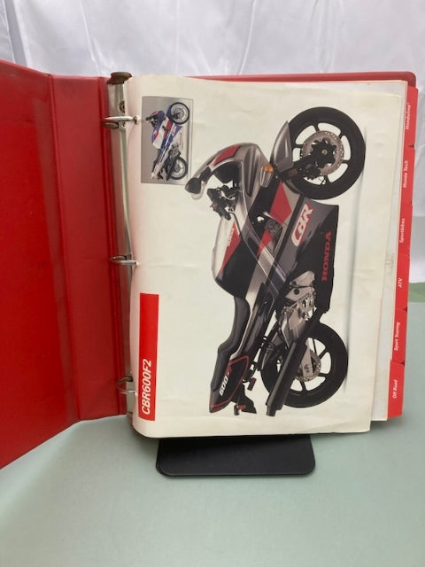 Honda Redbook Motorcycle & ATV Dealer Model Guide w/ Spec Sheets 1993 Genuine