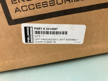 Polaris 2414087 Left Hand Accent Light Assembly New Genuine
