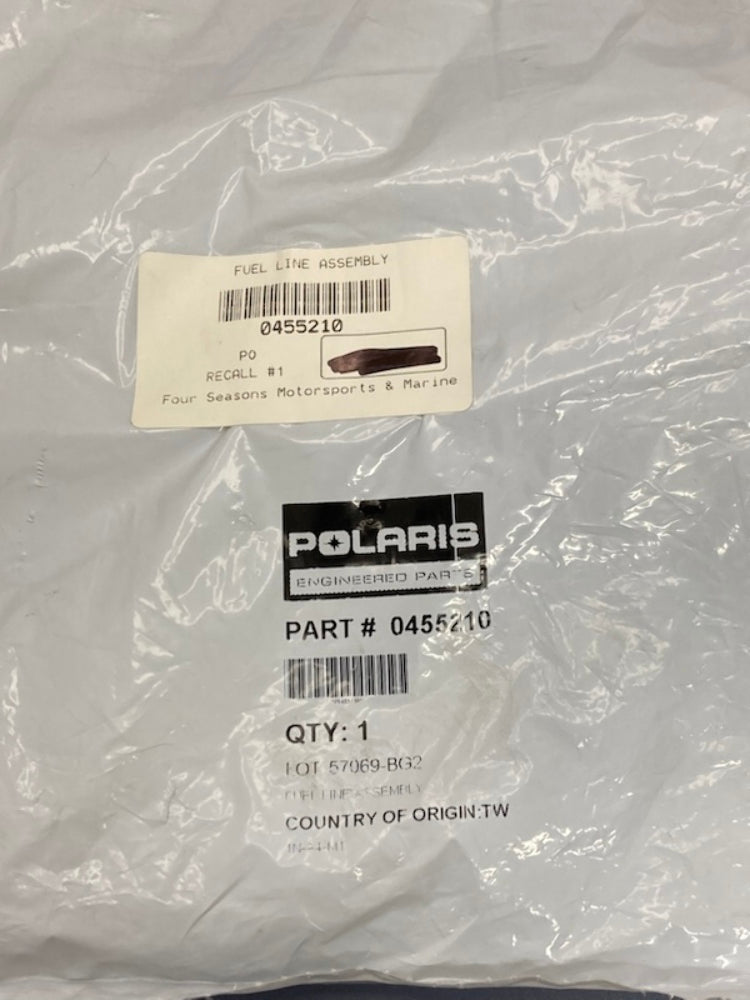 Polaris 0455210 Asm-Fuel Line New Genuine