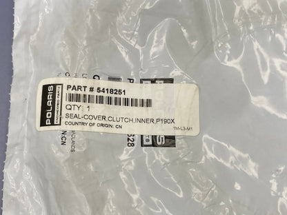 Polaris 5418251 Seal-Cover, Clutch, Inner, P190x New Genuine