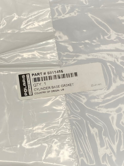 Polaris 5811455 Gasket, Base New Genuine