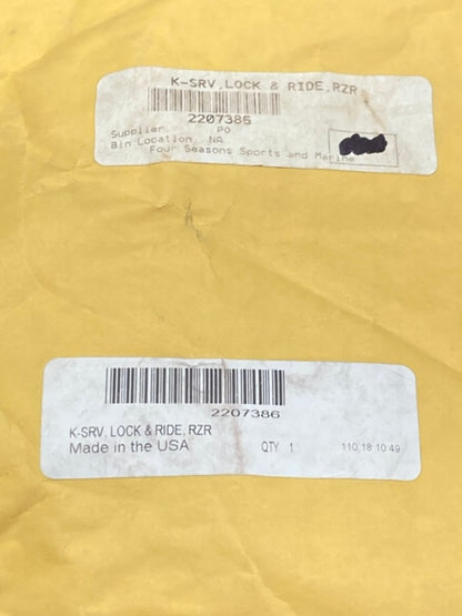 Polaris 2207386 K-Srv, Lock, &, Ride, Rzr Kit New Genuine