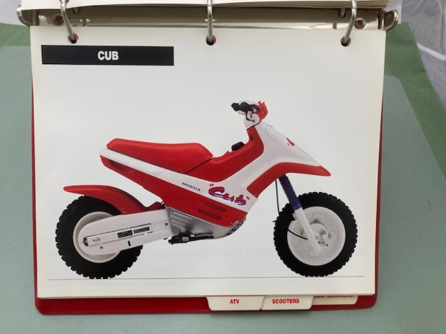 Honda Redbook Motorcycle & ATV Dealer Model Guide w/ Spec Sheets 1994 Genuine