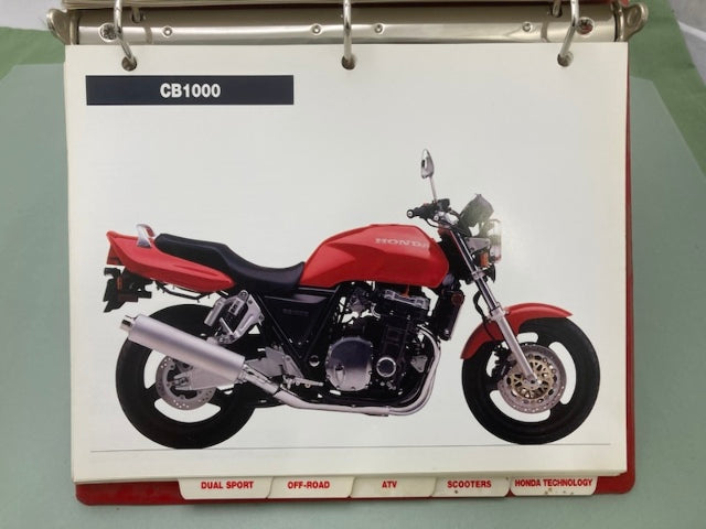 Honda Redbook Motorcycle & ATV Dealer Model Guide w/ Spec Sheets 1995 Genuine