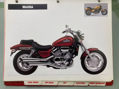 Honda Redbook Motorcycle & ATV Dealer Model Guide w/ Spec Sheets 1995 Genuine