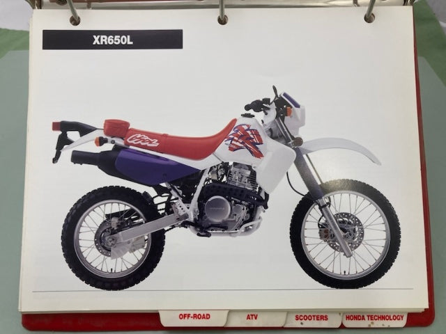 Honda Redbook Motorcycle & ATV Dealer Model Guide w/ Spec Sheets 1995 Genuine