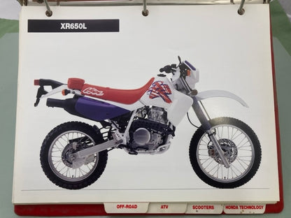 Honda Redbook Motorcycle & ATV Dealer Model Guide w/ Spec Sheets 1995 Genuine