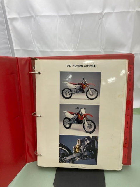 Honda Redbook Motorcycle & ATV Dealer Model Guide w/ Spec Sheets 1996 Genuine