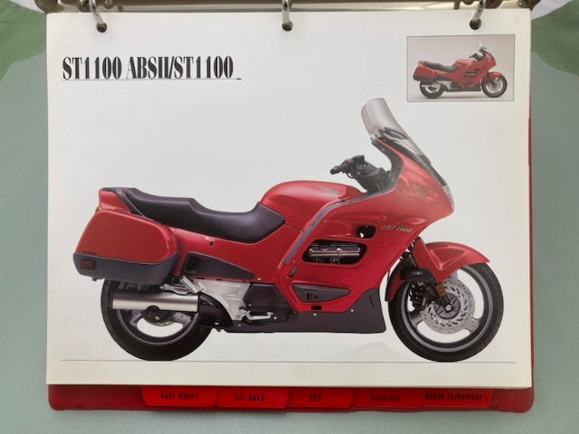 Honda Redbook Motorcycle & ATV Dealer Model Guide w/ Spec Sheets 1996 Genuine