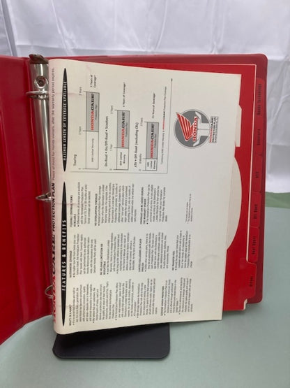 Honda Redbook Motorcycle & ATV Dealer Model Guide with Spec Sheets 1996 Genuine