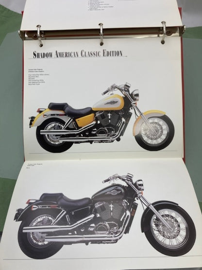 Honda Redbook Motorcycle & ATV Dealer Model Guide with Spec Sheets 1996 Genuine