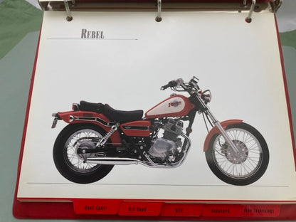Honda Redbook Motorcycle & ATV Dealer Model Guide with Spec Sheets 1996 Genuine