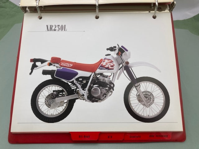 Honda Redbook Motorcycle & ATV Dealer Model Guide with Spec Sheets 1996 Genuine