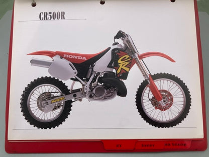Honda Redbook Motorcycle & ATV Dealer Model Guide with Spec Sheets 1996 Genuine