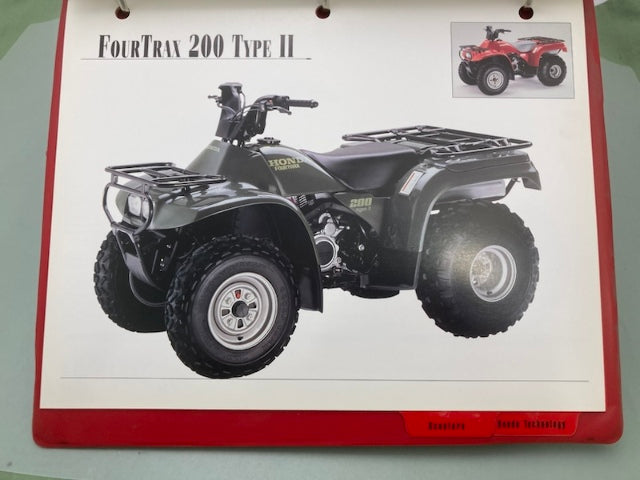 Honda Redbook Motorcycle & ATV Dealer Model Guide with Spec Sheets 1996 Genuine