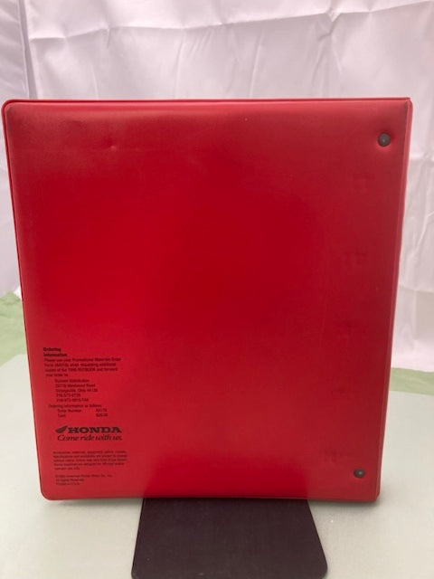 Honda Redbook Motorcycle & ATV Dealer Model Guide with Spec Sheets 1996 Genuine