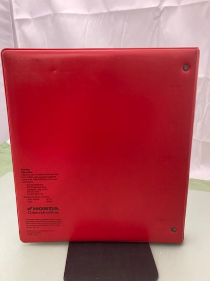 Honda Redbook Motorcycle & ATV Dealer Model Guide with Spec Sheets 1996 Genuine