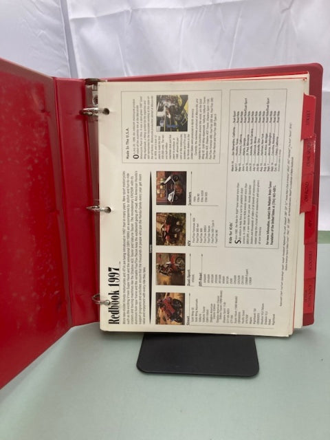Honda Redbook Motorcycle & ATV Dealer Model Guide w/ Spec Sheets 1997 Genuine