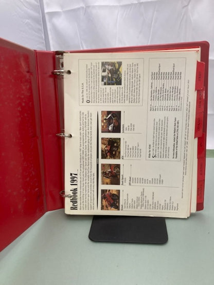 Honda Redbook Motorcycle & ATV Dealer Model Guide w/ Spec Sheets 1997 Genuine