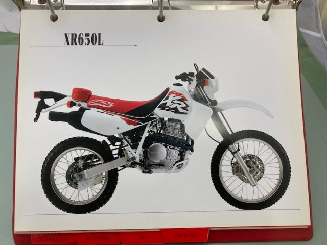 Honda Redbook Motorcycle & ATV Dealer Model Guide w/ Spec Sheets 1997 Genuine