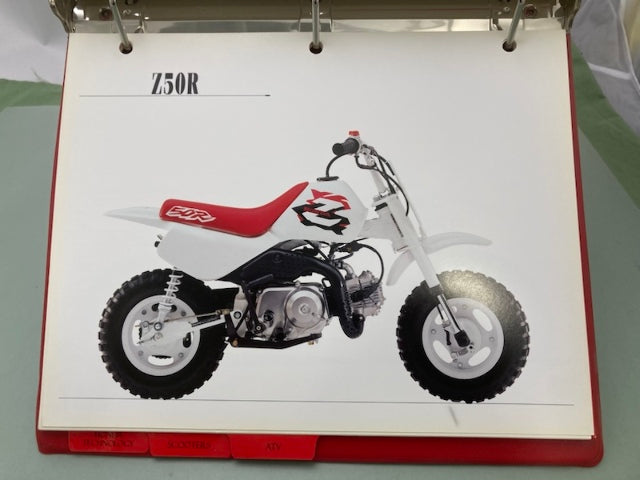 Honda Redbook Motorcycle & ATV Dealer Model Guide w/ Spec Sheets 1997 Genuine