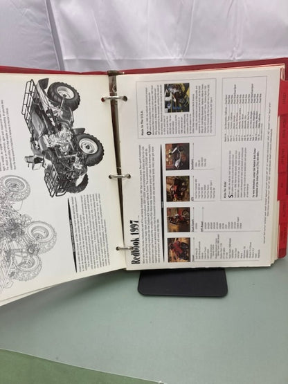 Honda Redbook Motorcycle & ATV Dealer Model Guide with Spec Sheets 1997 Genuine