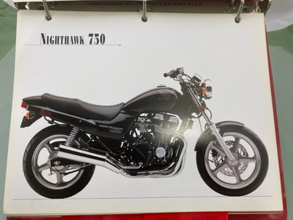 Honda Redbook Motorcycle & ATV Dealer Model Guide with Spec Sheets 1997 Genuine