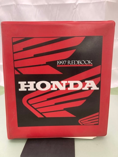 Honda Redbook Motorcycle & ATV Dealer Model Guide with Spec Sheets 1997 Genuine
