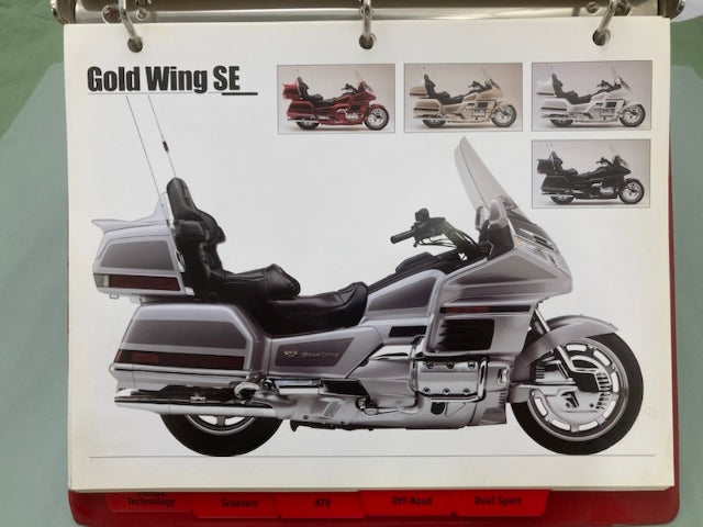 Honda Redbook Motorcycle & ATV Dealer Model Guide w/ Spec Sheets 1998 Genuine