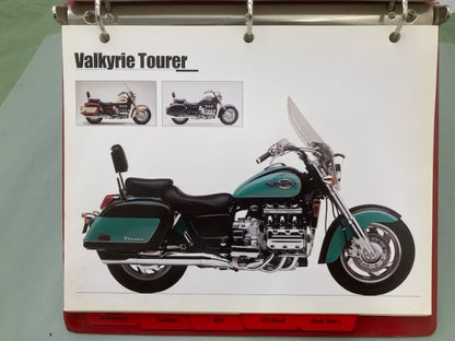 Honda Redbook Motorcycle & ATV Dealer Model Guide w/ Spec Sheets 1998 Genuine
